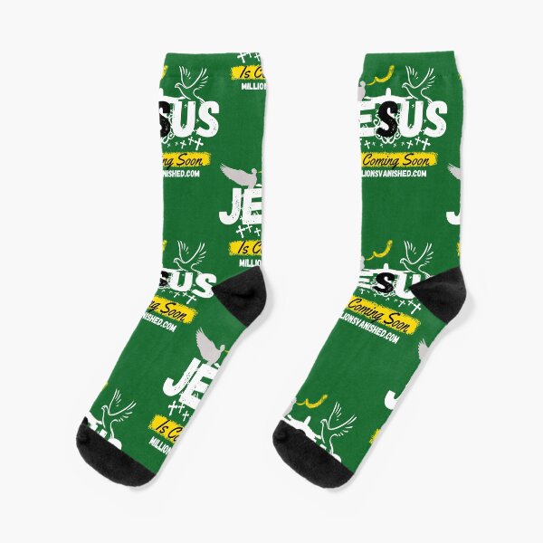 Jesus is Coming Soon 4 - Christian Socks