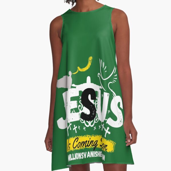 Jesus is Coming Soon 4 - Christian A-Line Dress