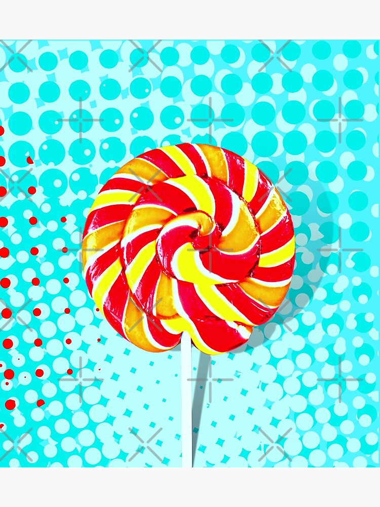 Pop Art Wrapped Lollipop Type 1 Pop Art Wrapped Lollipop Type 1