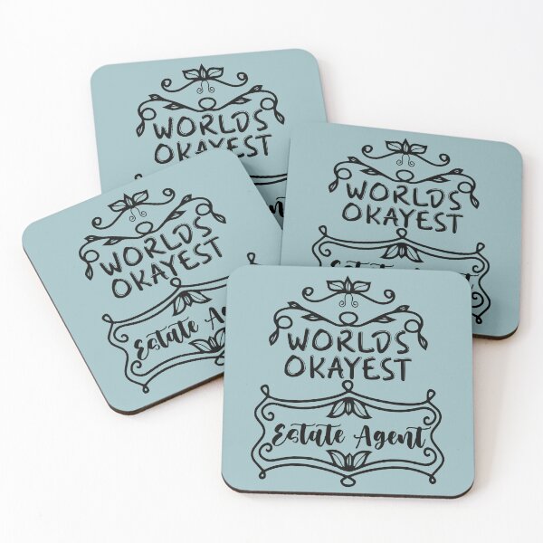 Item preview, Worlds Okayest Estate Agent - Funny Estate Agent Quote Gift Idea For Men and Womens designed and sold by Mmmm3344.