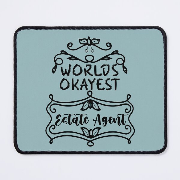 Item preview, Worlds Okayest Estate Agent - Funny Estate Agent Quote Gift Idea For Men and Womens designed and sold by Mmmm3344.