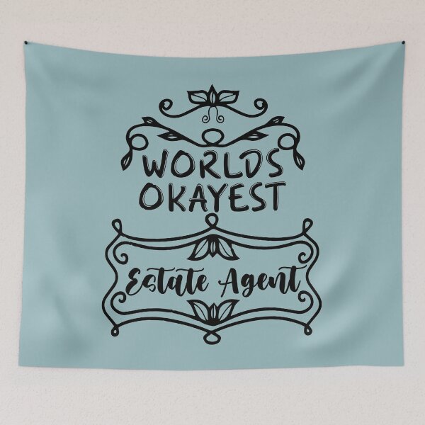 Item preview, Worlds Okayest Estate Agent - Funny Estate Agent Quote Gift Idea For Men and Womens designed and sold by Mmmm3344.