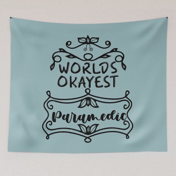 Item preview, Worlds Okayest Paramedic - Funny Paramedic Quote Gift Idea For Men and Womens designed and sold by Mmmm3344.