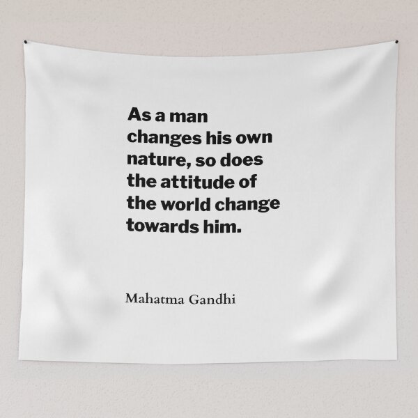 Item preview, Great words of Ghandi designed and sold by HumanQuoteLand.