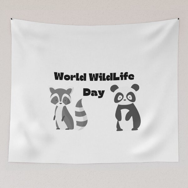Item preview, World WildLife Day Cute designed and sold by RelaxTimeYogaa.