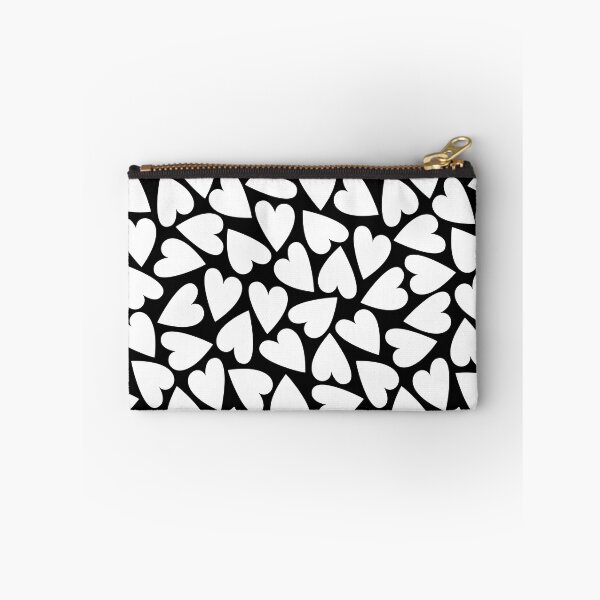 Item preview, White Hearts on Black designed and sold by FouShop.