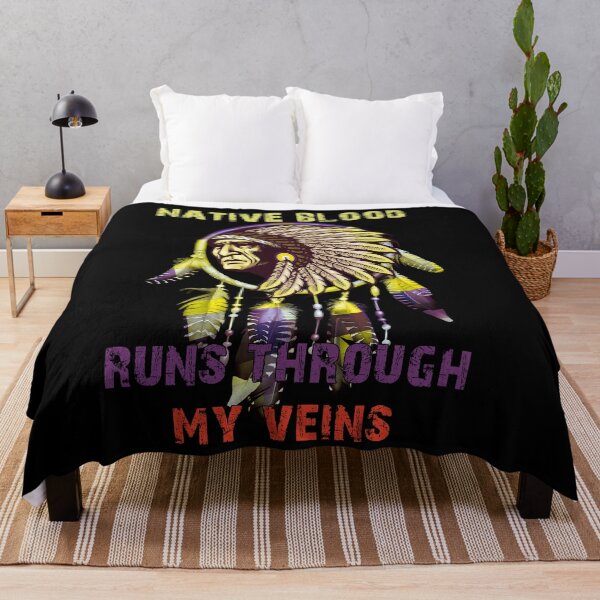 Item preview, Native Blood Runs Through My Veins designed and sold by ZoldicShop.