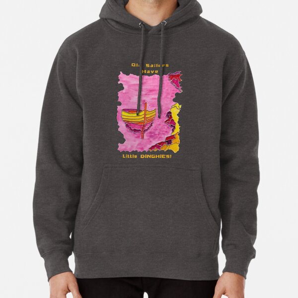 SAILING DINGHY CUTE NAUTICAL OLD SAILORS Pullover Hoodie