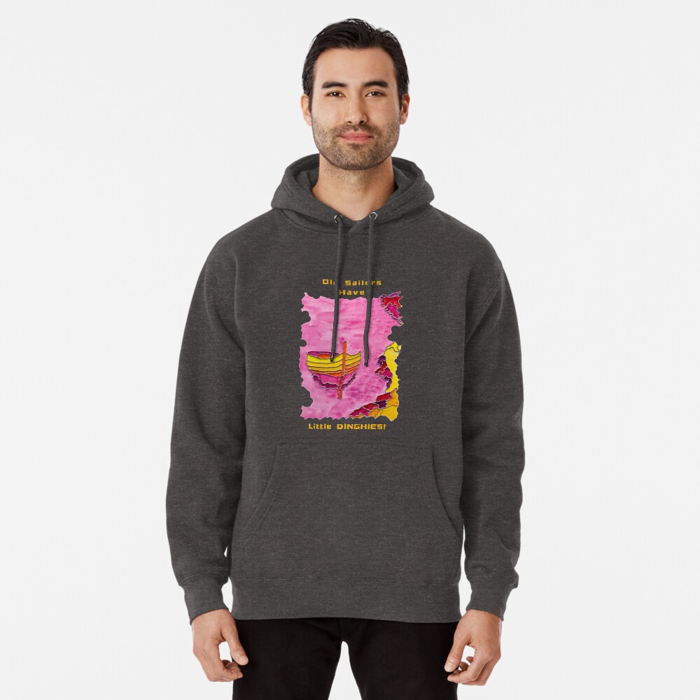 SAILING DINGHY CUTE NAUTICAL OLD SAILORS Pullover Hoodie