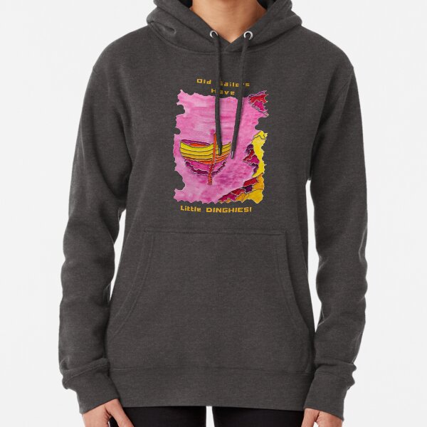 SAILING DINGHY CUTE NAUTICAL OLD SAILORS Pullover Hoodie