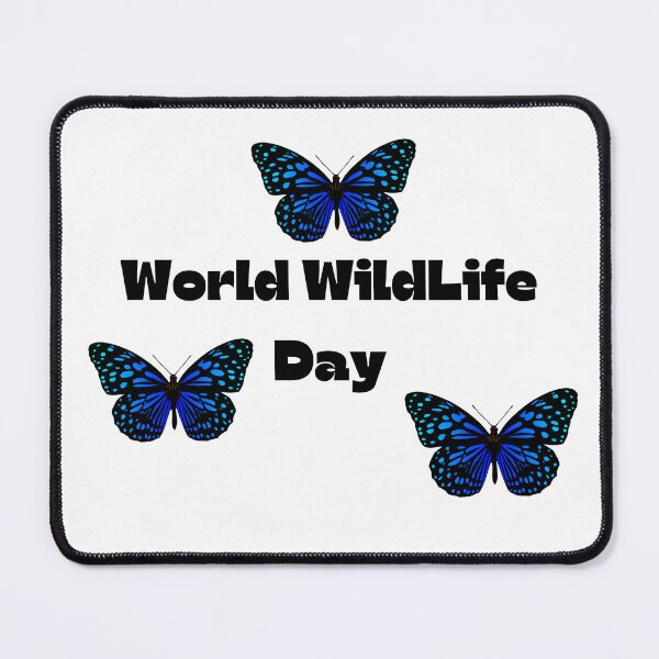 Item preview, World WildLife Day butterfly designed and sold by RelaxTimeYogaa.