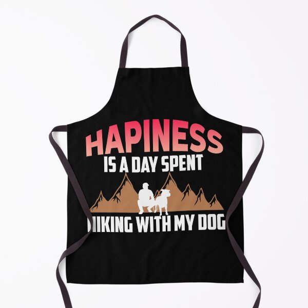Item preview, Happiness Is A Day Spent Hiking With My Dog Essential T-Shirt, classic T-shirt designed and sold by CHMomoShop.