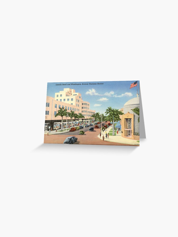 Vintage Miami Beach Florida Postcard