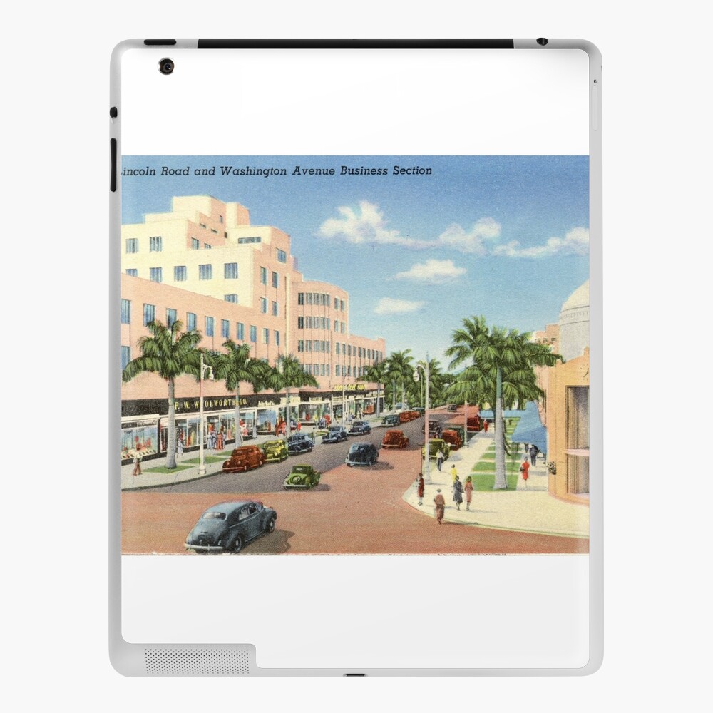 Postcard Florida Miami Beach Lincoln Road Shopping Mall Vintage FL PC