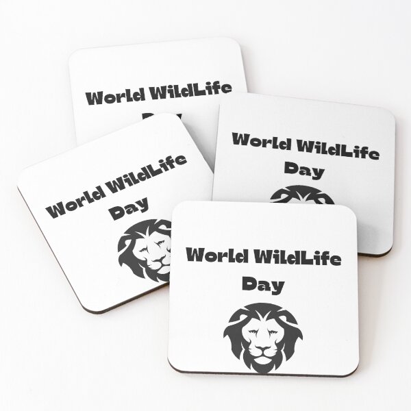Item preview, World WildLife Day Lion designed and sold by RelaxTimeYogaa.