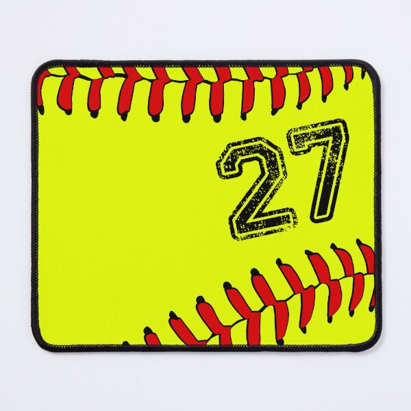 Item preview, Softball ball number 27, twenty seven designed and sold by TheCultStuff.