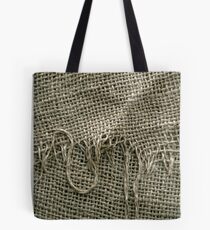 Sackleinen Sack Textur Tote Bag