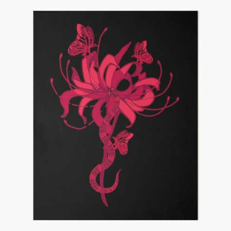 Purple Red Spider Lily