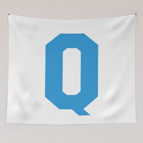Item preview, Alphabet, Blue Q, Sports letter Q designed and sold by TheCultStuff.