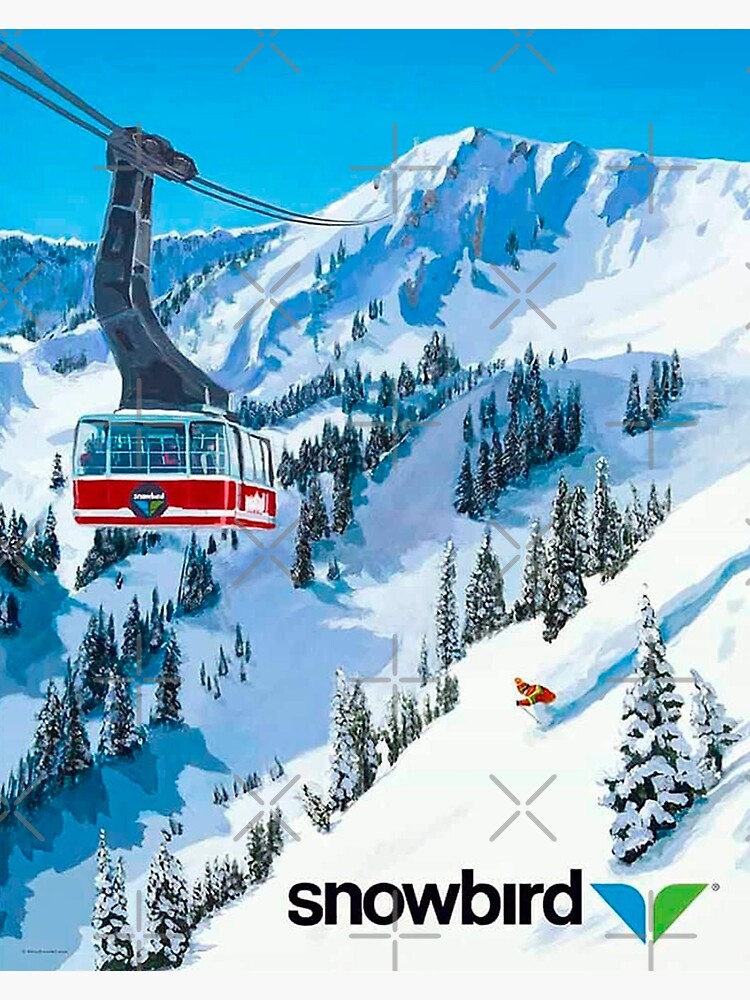 Disover snowbird ski resort Premium Matte Vertical Poster