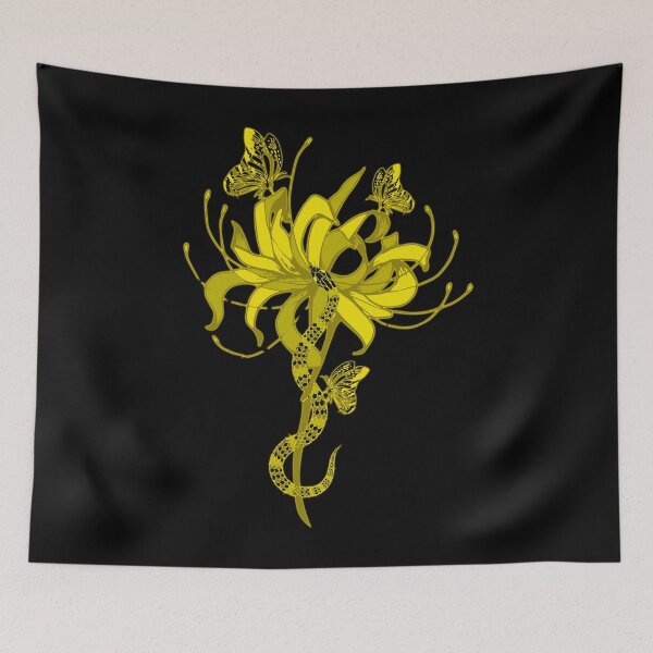Item preview, Yellow Red Spider Lily designed and sold by THEMADBRUSH.
