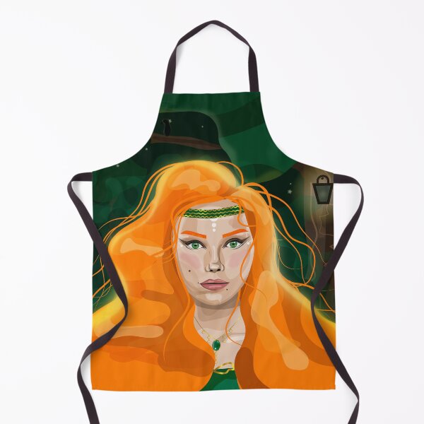 Item preview, Beautiful Red Forest Girl Nature designed and sold by DESIGNNATS.