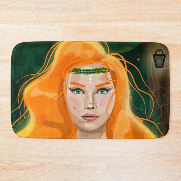 Item preview, Beautiful Red Forest Girl Nature designed and sold by DESIGNNATS.