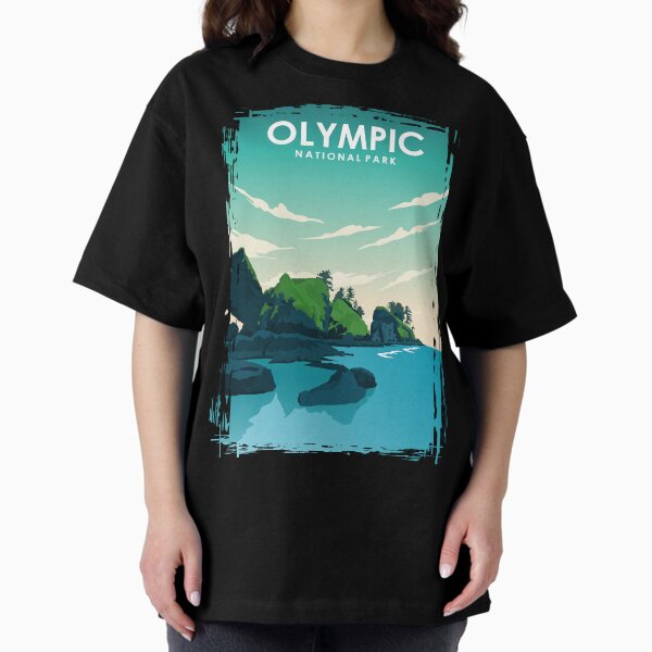 Item preview, Olympic National Park Travel Poster designed and sold by Stadify.
