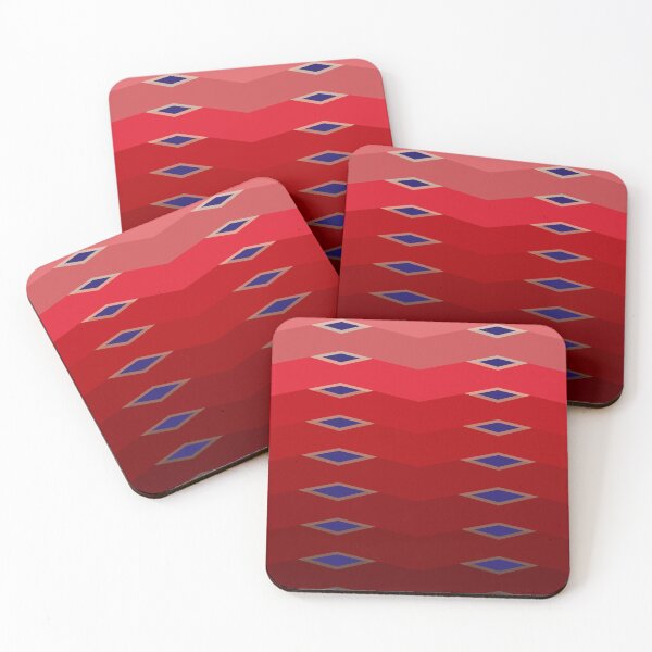 Aperçu de l'œuvre Les formes rectangulaires alternent avec l'empilement des couleurs créée et vendue par HiTheejay.