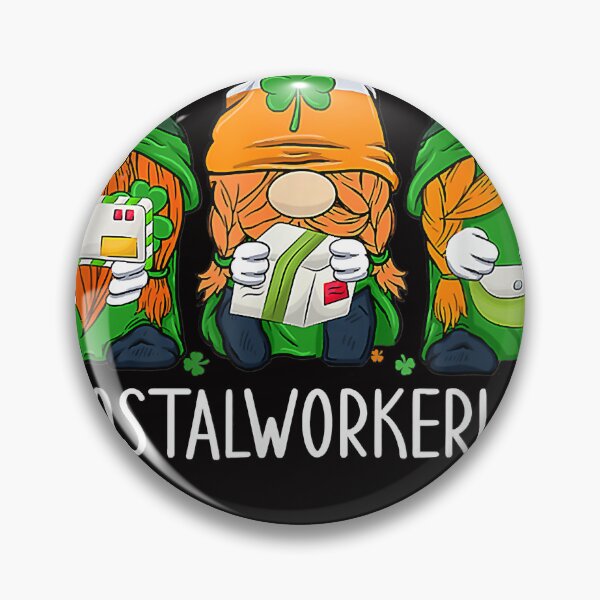 Item preview, Postal Worker Life Gnomes Happy St Patricks Day designed and sold by CindyButler.