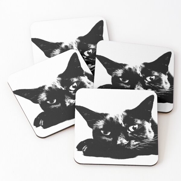 Item preview, black cat lying down designed and sold by PicHuang.