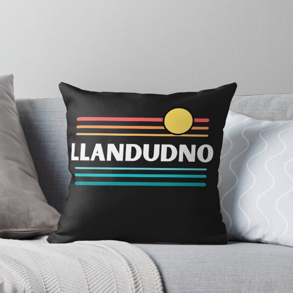 Item preview, LLandudno, Wales retro sunset tee, tourist t shirt. Tourism in North Wales. I went to Llandudno and all Igot was this designed and sold by RunningJoke.