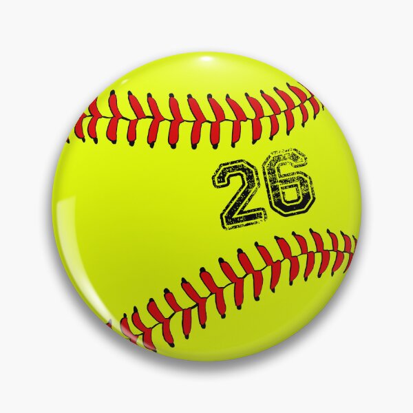Item preview, Softball ball number 26, twenty six designed and sold by TheCultStuff.