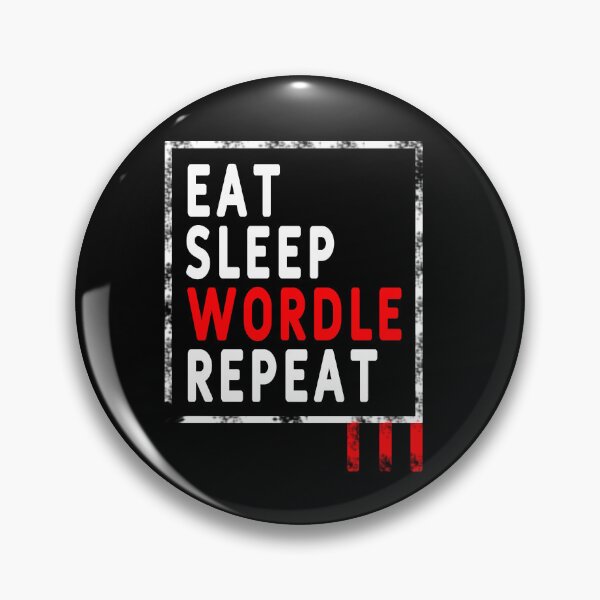 Item preview, Eat Sleep Wordle Repeat designed and sold by XBdesigner.
