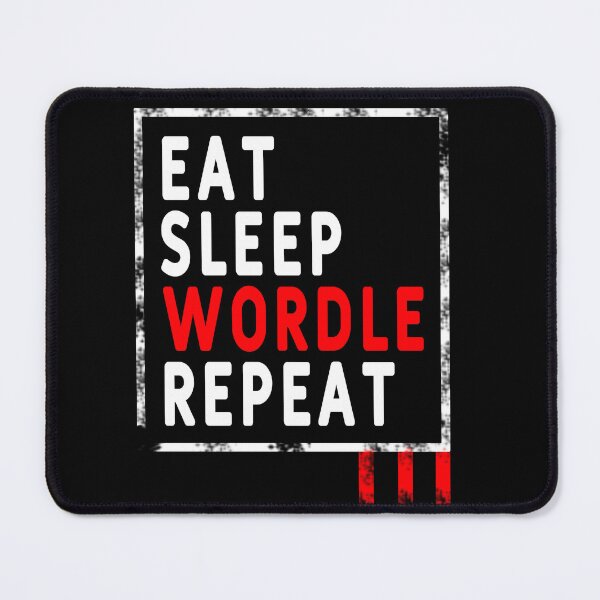 Item preview, Eat Sleep Wordle Repeat designed and sold by XBdesigner.