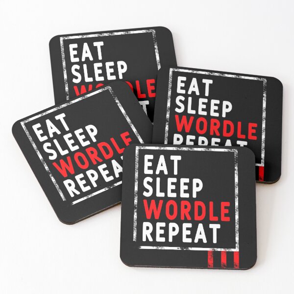 Item preview, Eat Sleep Wordle Repeat designed and sold by XBdesigner.