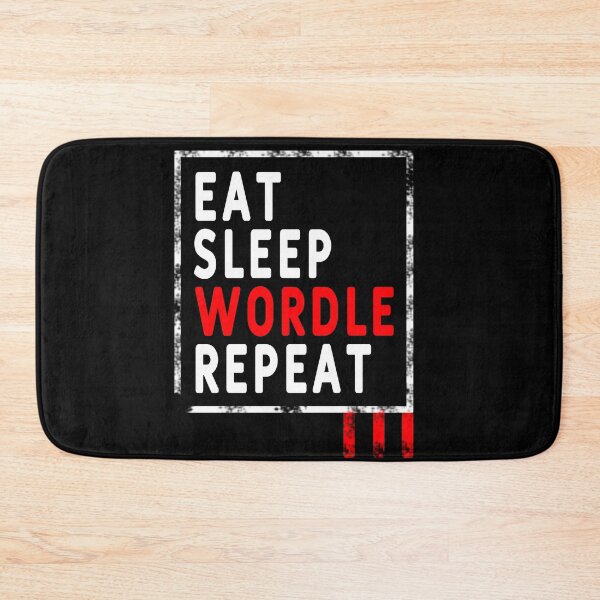 Item preview, Eat Sleep Wordle Repeat designed and sold by XBdesigner.