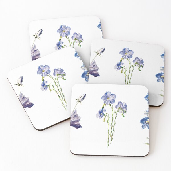 Item preview, Blue/Purpe Flowers designed and sold by Krisztina Koteles.