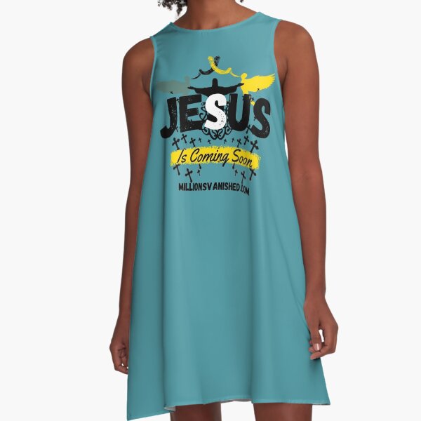 Jesus is Coming Soon 5 - Christian A-Line Dress