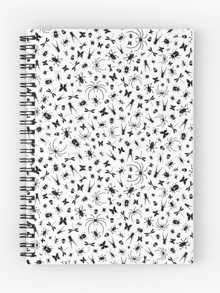 Thumbnail 1 of 3, Journal, Skulls and Insects Pattern designed and sold by FouShop.