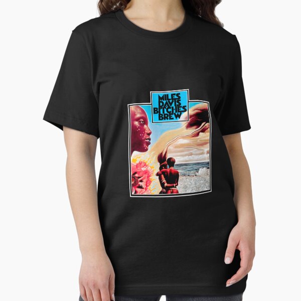 ミュージシャン Miles Davis Bitches Brew T-Shirt L unisex-garment-dyed-