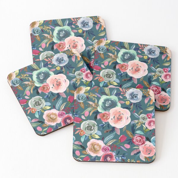Item preview, Spring Summer Roses Floral Watercolor designed and sold by ninoladesign.