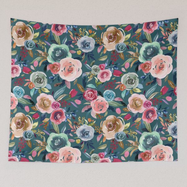Item preview, Spring Summer Roses Floral Watercolor designed and sold by ninoladesign.