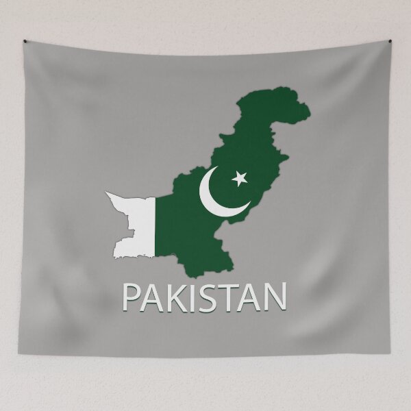 Item preview, Pakistani Flag inside Map of Pakistan  designed and sold by mashmosh.