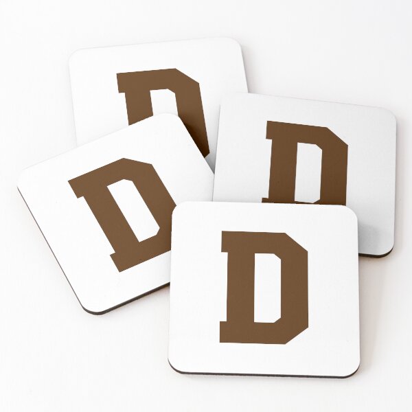 Item preview, Alphabet, Brown D, Sports letter D designed and sold by TheCultStuff.