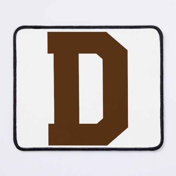 Item preview, Alphabet, Brown D, Sports letter D designed and sold by TheCultStuff.