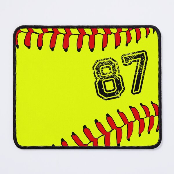 Item preview, Softball ball number 87, eighty seven designed and sold by TheCultStuff.
