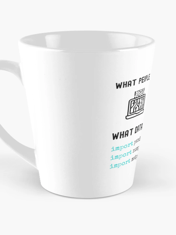 Thumbnail 3 of 4, Coffee Mug, Data science; Python programming; numpy, pandas, matplotlib designed and sold by Hitokami.