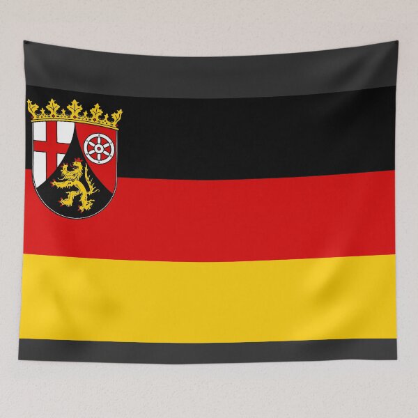 Item preview, Flag of Rhineland-Palatinate designed and sold by Freihalt.