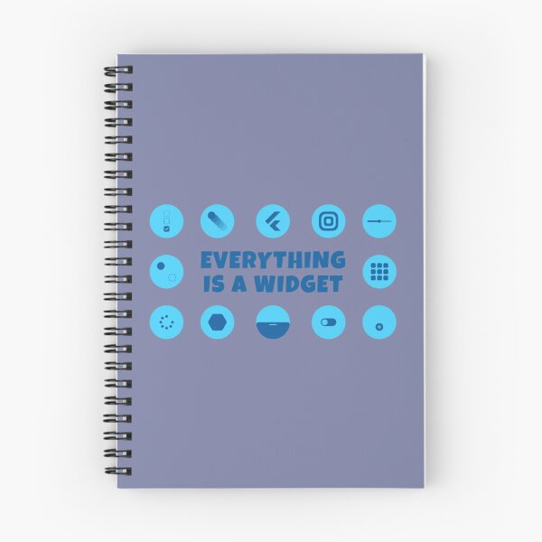 Item preview, Everything is a Widget - Flutter    designed and sold by TheMaeBLifes.